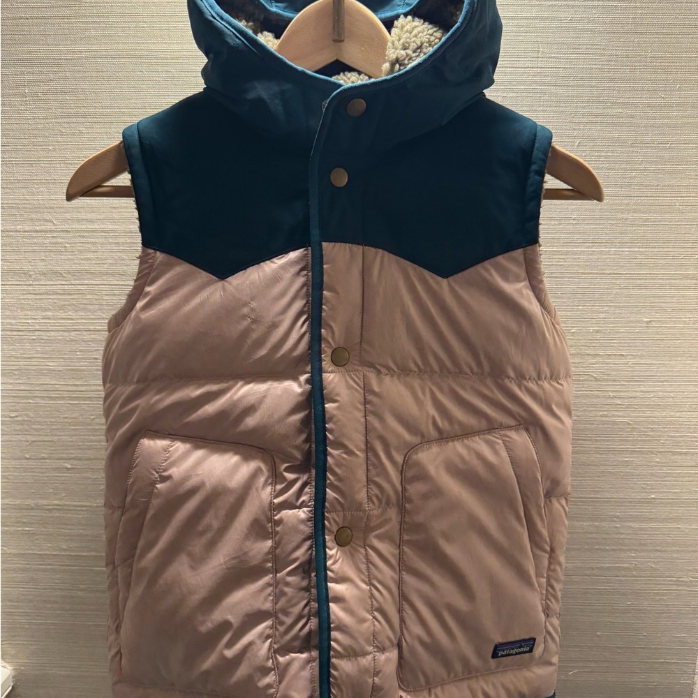 Patagonia Kids Vest - Pink and Blue